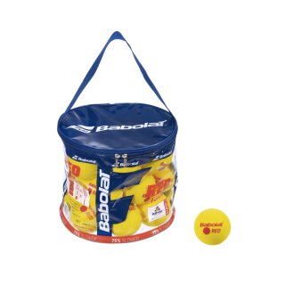 Babolat Red Foam X24 Tennis Balls - Zippered Bag of 24 balls