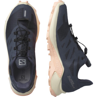 Salomon Supercross 3 GTX Trailrunning Schuhe - Damen - India Ink, Vanilla Ice, Peachy Keen