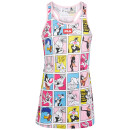 Fila Laboe AOP Tennis Kleid Mädchen - Lilac Sachet Comic, Book AOP 122/128