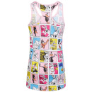 Fila Laboe AOP Tennis Kleid Mädchen - Lilac Sachet Comic, Book AOP 122/128