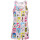 Fila Laboe AOP Tennis Kleid Mädchen - Lilac Sachet Comic, Book AOP 122/128