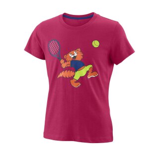 Wilson Tabby Tech T-Shirt - Tennis Shirt Mädchen - Granita