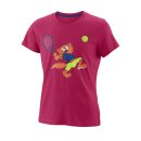 Wilson Tabby Tech T-Shirt - Tennis Shirt Mädchen -...