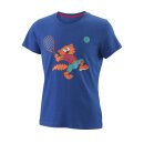 Wilson Tabby Tech T-Shirt Tennis Shirt Mädchen - Mazarine Blue