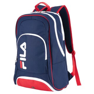 Fila Backpack Noah - Tennisrucksack - Marineblau, Fila Rot