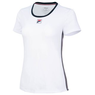 Fila T-Shirt Lucy - Sport T-Shirt - Tennis Shirt Damen - Weiß