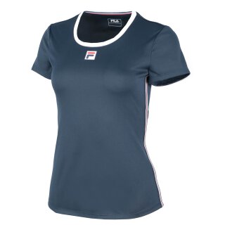 Fila T-Shirt Lucy - Sport Tennis Shirt Damen - Marineblau