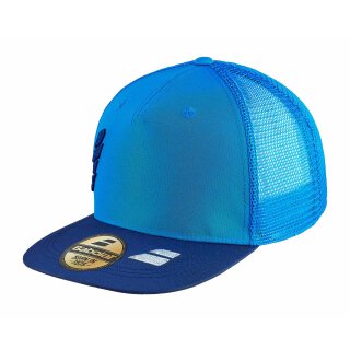 Babolat Kappe Trucker Cap Tenniskappe Kappe f&uuml;r Tennis Herren - Drive Blue