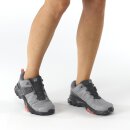 Salomon X Ultra 4 GTX Hiking Shoes - Women - Alloy, Quiet Shade, Burnt Sienna