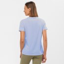 Salomon Sntial Tencel SS Tee - Womens Short Sleeve T-Shirt - Serenity
