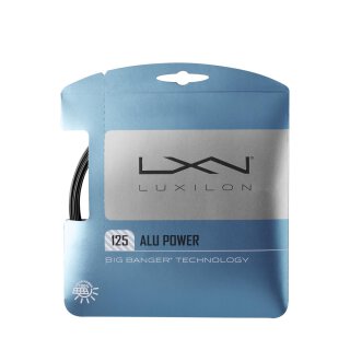 Luxilon Alu Power 125 Set Tennis String Black - 1.25mm - 12.2m - Night Session