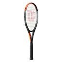 Wilson Burn 100LS v4 Tennis Racket 18x16 280g - Black, Grey, Orange