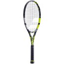 Babolat Pure Aero Tennis Racket 16x19 300g - Unstrung - Grey, Yellow, White