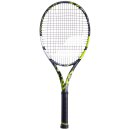 Babolat Pure Aero Tennisschl&auml;ger 2022 - Racket 16x19 300g - Unbespannt - Grau, Gelb, Wei&szlig;