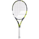 Babolat Pure Aero Team Tennis Racket 16x19 285g - Unstrung - Grey, Yellow, White