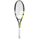 Babolat Pure Aero Team Tennis Racket 16x19 285g - Unstrung - Grey, Yellow, White