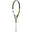 Babolat Pure Aero Team Tennisschl&auml;ger - Racket 16x19 285g - Unbespannt - Grau, Gelb, Wei&szlig;