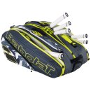 Babolat RH X 12 Pack Pure Aero - Tennistasche Rafael Nadal - Schlägertasche - Grau, Gelb, Weiß