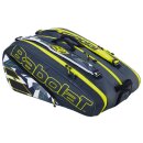 Babolat RH X 12 Pack Pure Aero - Tennistasche Rafael Nadal - Schlägertasche - Grau, Gelb, Weiß
