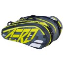 Babolat RH X 12 Pack Pure Aero - Tennistasche - Schl&auml;gertasche - Grau, Gelb, Wei&szlig;
