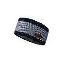 Mammut Snow Headband - Strick Stirnband - Unisex - Marine, Wei&szlig;