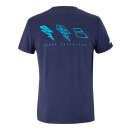 Babolat Drive Cotton Tee - Tennis Shirt Herren - Blau