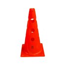 ProSportAustria Markierung Hütchen 15" mit Löchern - 38x21 cm - Orange - Kegel Pylonen Hütchen Cone
