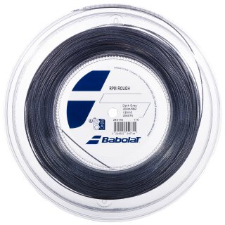 Babolat RPM Rough 125 Tennis String - 200m Reel - Dark Grey