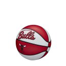 Wilson NBA Team Retro Basketball Mini Chicago Bulls  - Rot, Weiß
