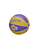 Wilson NBA Team Retro Basketball Mini LA Lakers - Violett, Gold