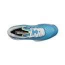 Wilson Kaos Swift 1.5 Clay Tennis Shoes - Women - Algiers Blue, White, Sunny Lime