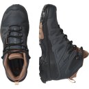 Salomon X Ultra 4 Mid GTX Hiking Shoes - Women - Ebony, Mocha Mousse, Almond Cream