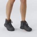 Salomon X Ultra 4 Mid GTX Hiking Shoes - Women - Ebony, Mocha Mousse, Almond Cream
