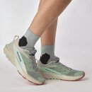 Salomon Sense Ride 5 Trail Running Shoes - Women - Lily Pad, Rainy Day, Bleached Aqua