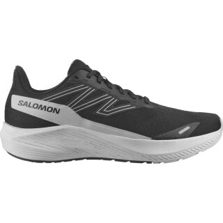 Salomon Aero Blaze Running Shoes - Men - Black, White, Lunar Rock