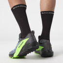 Salomon - Sense Ride 5 GTX Trailrunningschuhe Wasserdicht Gore-Tex- Herren - Flint Stone, Black, Green Gecko