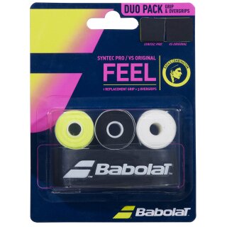Babolat Syntec Pro X1 VS Original Tennis Griffbänder mit Grundband 3+1 - Griffband