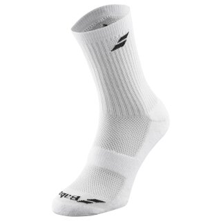 Babolat 3 Pairs Pack Socks - Tennissocken 3 Paar - Weiß