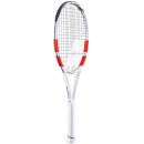 Babolat Pure Strike 100 Gen 4 Tennisschläger 2024 - Racket 16x19 300g - Weiß Rot Schwarz