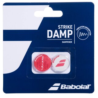 Babolat Strike Damp X2 Vibrastop - Tennis Dämpfer - Weiß, Rot