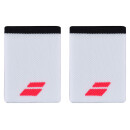 Babolat Logo Jumbo Schweißband - Weiß Rot