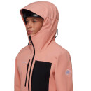 Mammut Stoney HS Thermo Hooded Jacket - Skijacke mit helmtauglicher Kapuze - Damen - Rosa, Schwarz