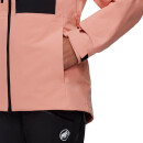 Mammut Stoney HS Thermo Hooded Jacket - Skijacke mit helmtauglicher Kapuze - Damen - Rosa, Schwarz