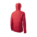 Wilson Reversible Hooded Jacket - Ultraleichte Wendejacke Herren - Wasserdichte Steppjacke mit Kapuze - Schwarz/Rot