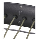 Wilson RF 01 Tennisschläger - Racket 16x19 300 Gramm - unbespannt - Schwarz, Grau