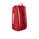 Wilson Super Tour Red 9PK Tennistasche - Schlägertasche - Rot