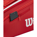 Wilson Super Tour Red 9PK Tennistasche - Schlägertasche - Rot