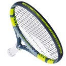 Babolat Pure Aero Jr 25 Gen9 Tennisschläger - Junioren 235g - bespannt - Schwarz, Leuchtgelb