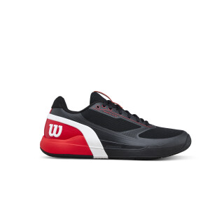 Wilson Rush Pro 5 All Court Tennisschuh - Herren - Schwarz, Rot, Weiß
