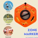 ProSportAustria Zone Marker Tennis Begrenzungsseil mit 48 Meter = 4 x 12m f&uuml;r Tennis Fu&szlig;ball Markierung